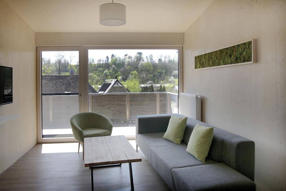 Ganze Wohnung, Modernes Apartment (57qm) mit 2 Schlafzimmern und Südbalkon in Ebrach, Fränkisches Weinland