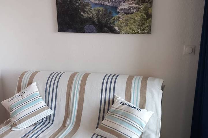 Appartement entier, Golfe de Saint Tropez, appartement 4 couchages, Rdc avec terrasse et jardinet in Grimaud, Côte méditerranéenne (France)