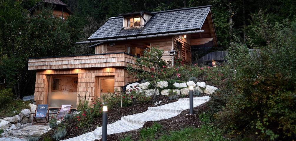 Chalet für 2 Personen, mit Terrasse und Garten sowie Sauna in Ennstal