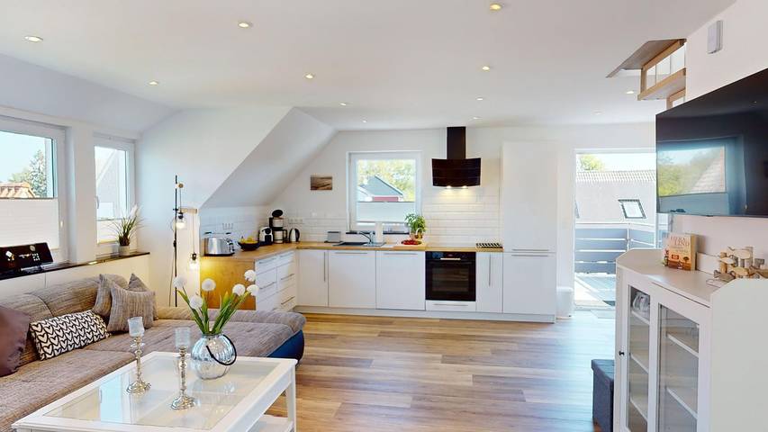 Ferienwohnung für 6 Personen, mit Balkon und Garten sowie Sauna in Grömitz, Ostsee Schleswig-Holstein