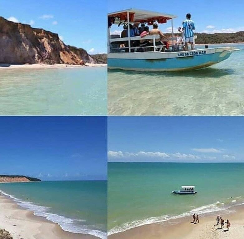 Haus auf der Insel Crôa in der Nähe des Strandes für kaputte Autos in Barra de Santo Antônio, Alagoas