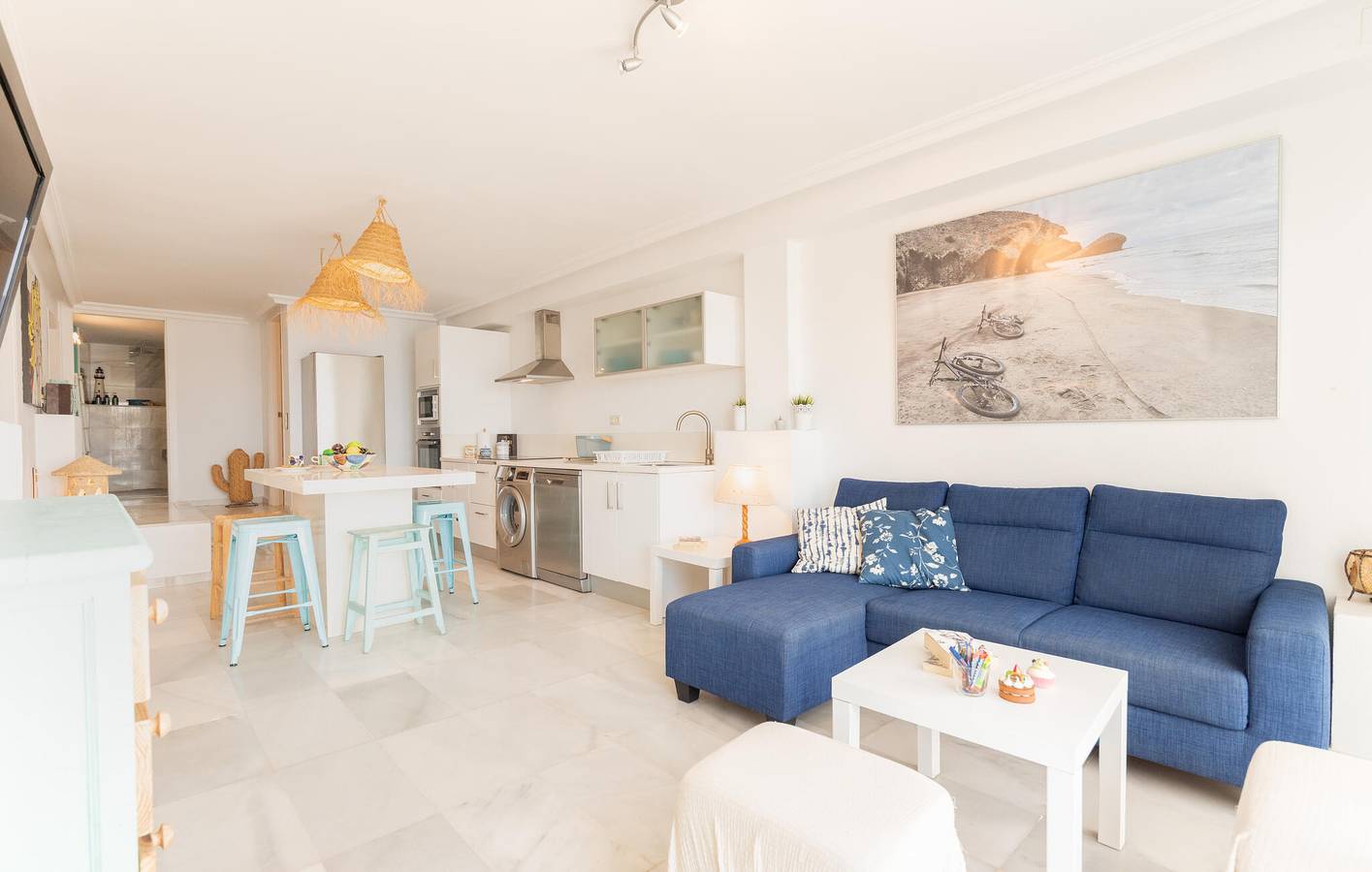 Fuga al mare: accogliente appartamento con 2 camere da letto, piscina e accesso alla spiaggia in San José (Andalusia), Nijar