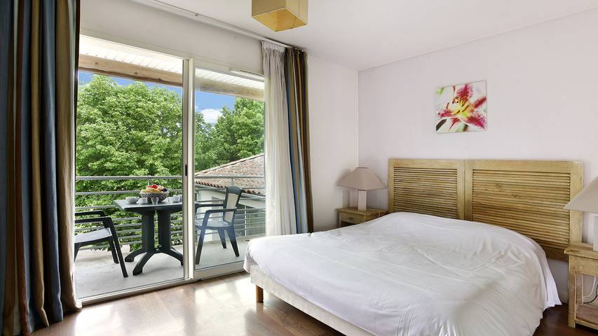 Monolocale intero, Monolocale per 2 persone con balcone in Lagord, La Rochelle e dintorni