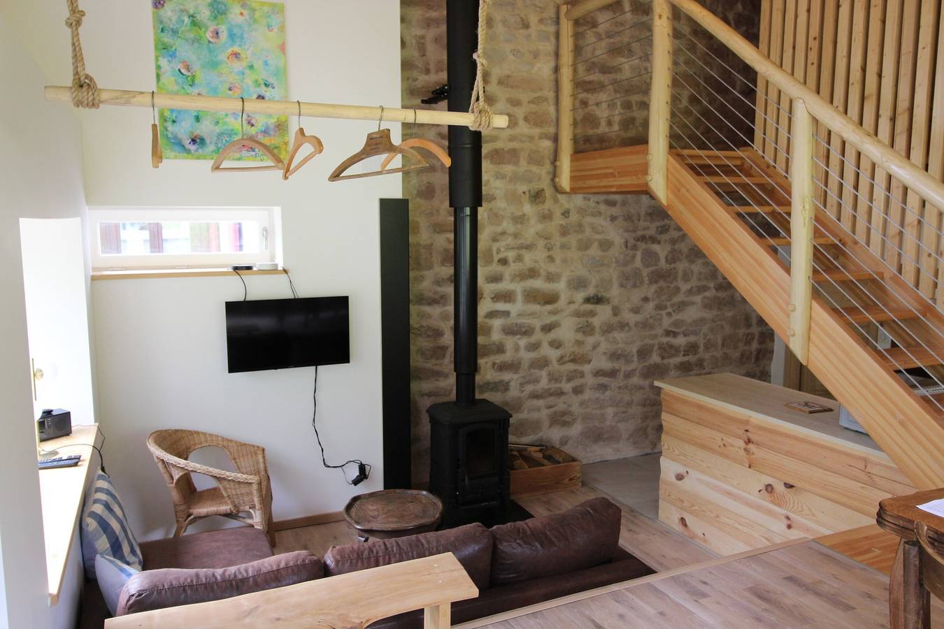 Ganze Wohnung, Ferienwohnung für 4 Personen mit Terrasse in Moussey (Vogesen), Sankt Didel