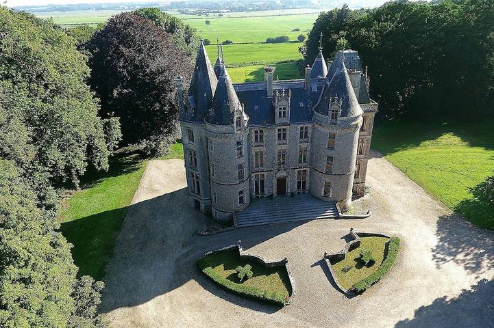 Château pour 40 personnes dans la Manche