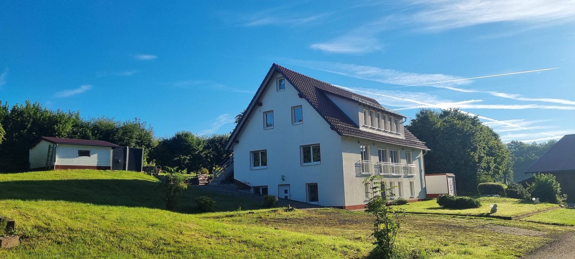 Ganze Ferienwohnung, Ferienapartment Haus am Grün 2 "Sunshine" - Ruhe & Entspannung mitten in der Natur in Herzberg am Harz, Harzvorland