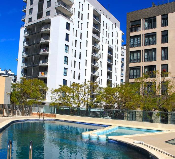 Apartament wakacyjny dla 2 osób, z widok i balkon oraz basen w Walencja
