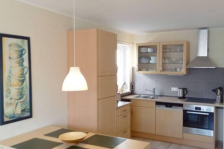 Ferienwohnung für 3 Personen, mit Balkon und Garten