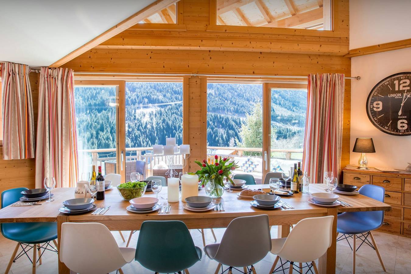 Chalet voor 14 personen met terras in Seytroux, Thonon-les-Bains en omgeving