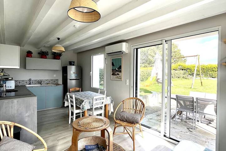 Maison de vacances pour 4 personnes, avec jardin à Groix