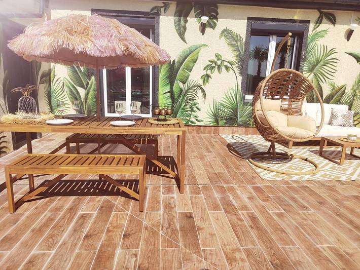 Location de vacances pour 10 personnes, avec piscine ainsi que vue et jardin à Faremoutiers - 3