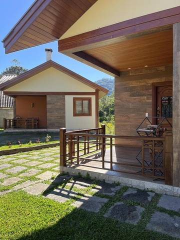 Cottage pour 3 personnes, avec jardin ainsi que vue et terrasse, animaux acceptés à Resende (Brasil)