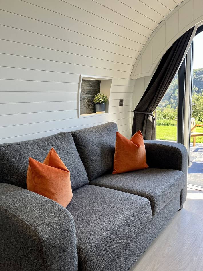Camping de lujo para 4 personas con jardín in Powys