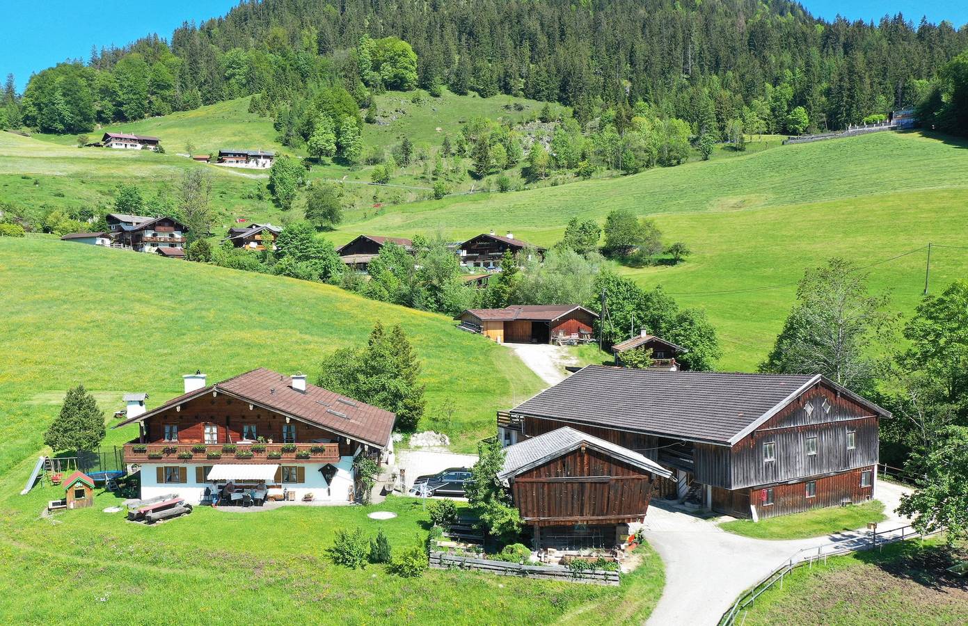 Entire holiday apartment, Klettnerlehen - Wohnung 3 für max. 2 Personen, 50qm und Balkon in Ramsau (Berchtesgaden), Berchtesgarden Alps