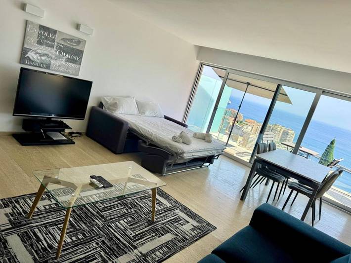 Gîte pour 4 personnes, avec piscine ainsi que balcon et vue à Cap-d'Ail - 4