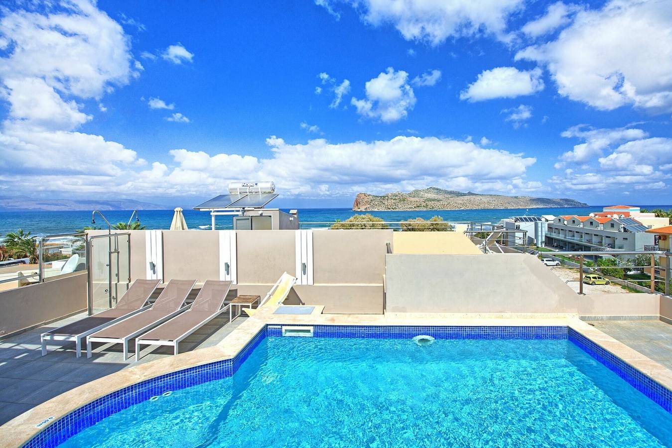 Villa für 8 Personen mit Terrasse in Agia Marina, Chania und Umgebung