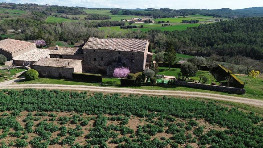 Casa rural para 12 personas, con jardín y piscina además de vistas y piscina para niños en Montmajor