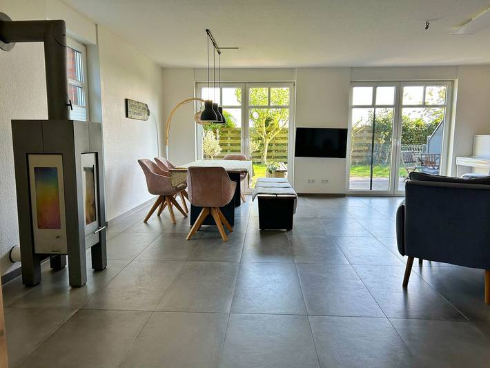 Ferienhaus mit Meerblick für 6 Personen, mit Balkon und Garten auf den Ostfriesische Inseln - 2