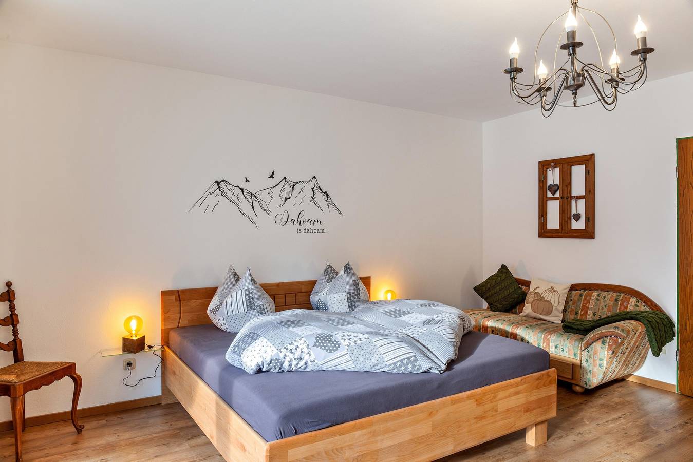 Gehele studio, Studio Appartement 'Aschaubichl - Wohnung Silberdistel' met Uitzicht op de Bergen en Privé Terras in Grainau, Eibsee