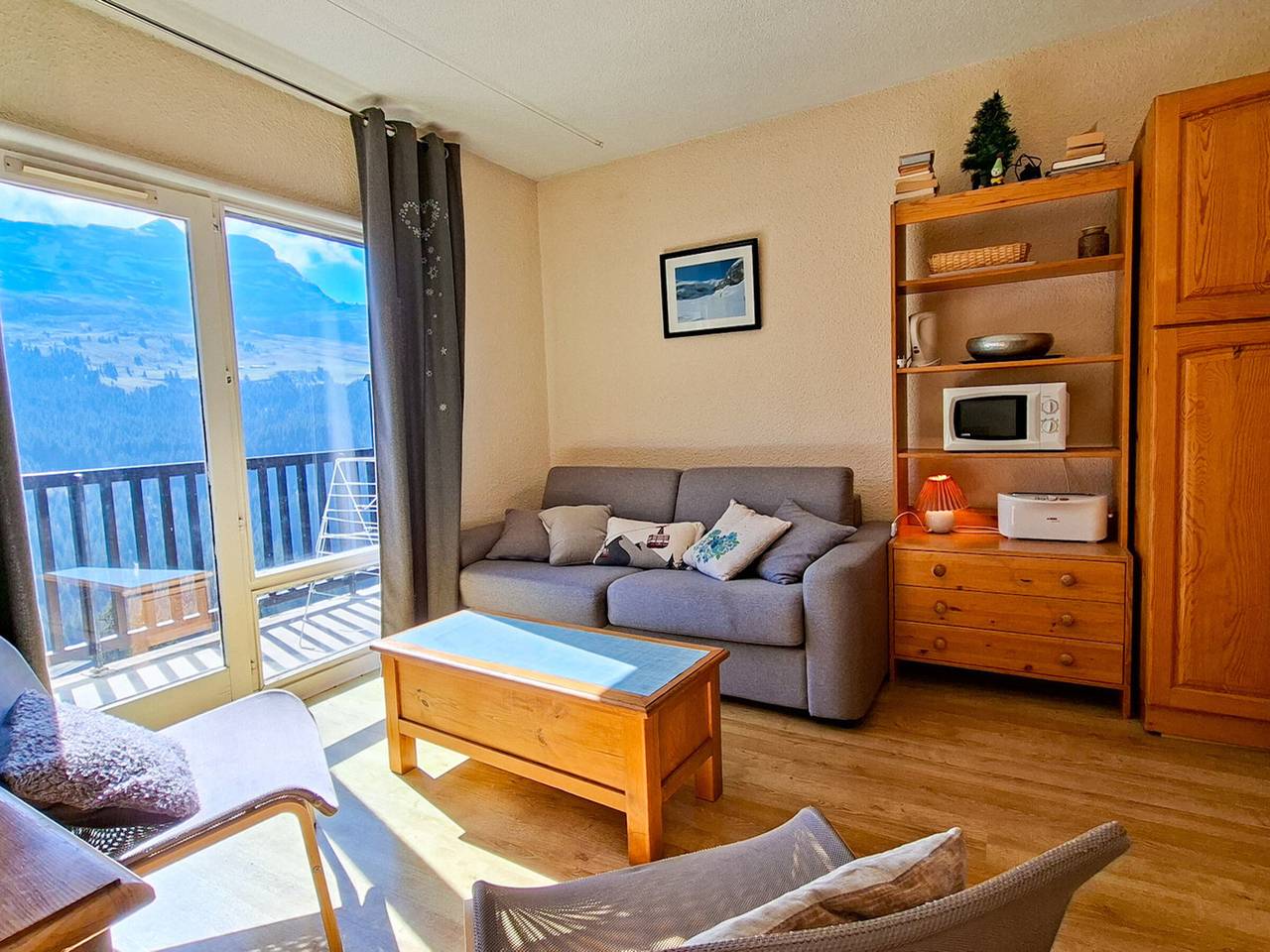 Studio entier, Studio lumineux avec balcon - 4 pers. in Flaine, Arâches-la-Frasse