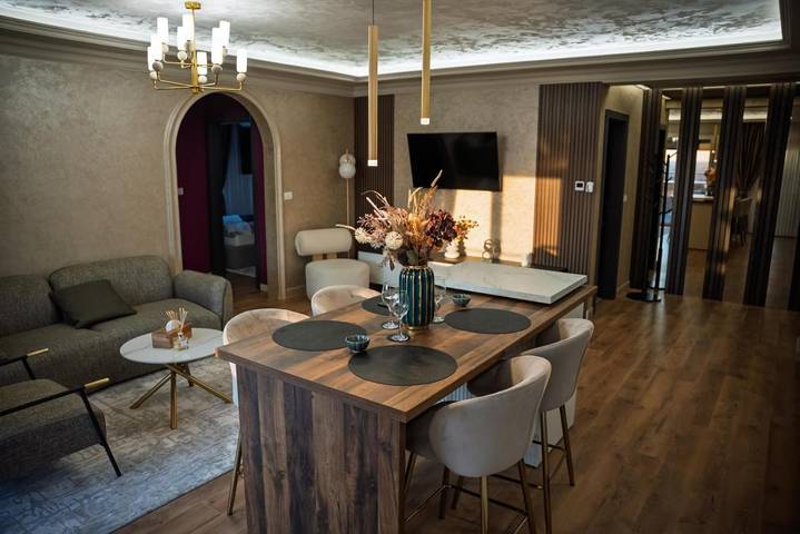 Appartement de vacances pour 4 personnes, avec Balcon ainsi que Terrasse et Vue