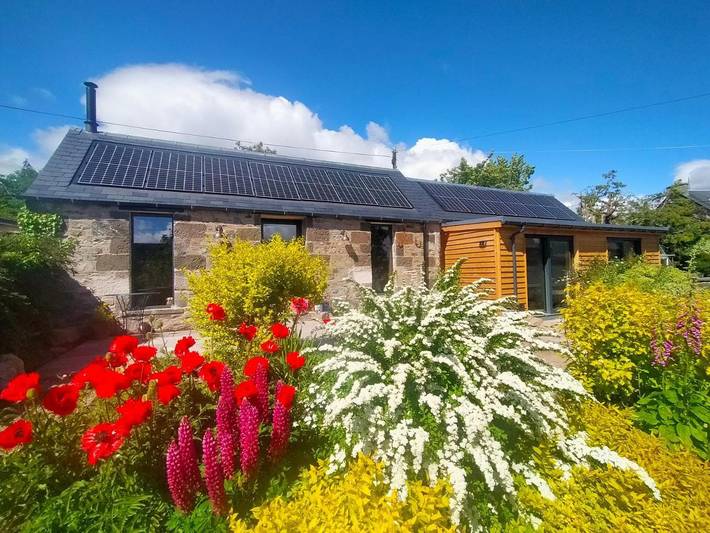 Location de vacances pour 4 personnes, avec vue et jardin à Pitlochry