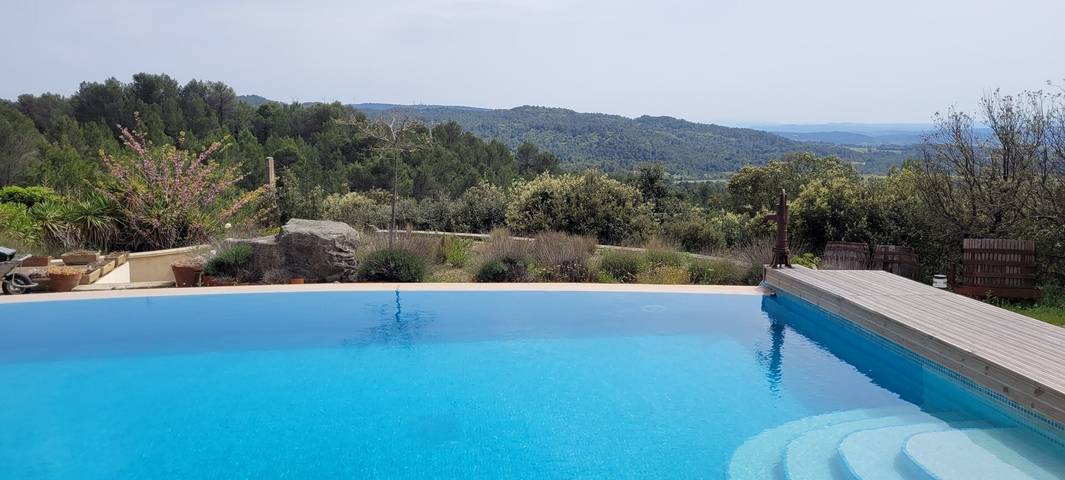 Casa cómoda y climatizada en plena naturaleza con vistas panorámicas in Azillanet, Region de Béziers