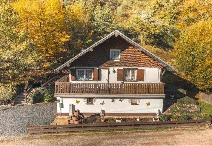 Location de vacances pour 4 personnes, avec Balcon et Terrasse ainsi que Jardin et Vue dans Dirbach