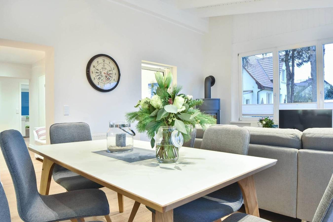 Ferienhaus Wiesenblick - mit großen Garten und zwei Wohneinheiten in Drei Kaiserbäder, Heringsdorf