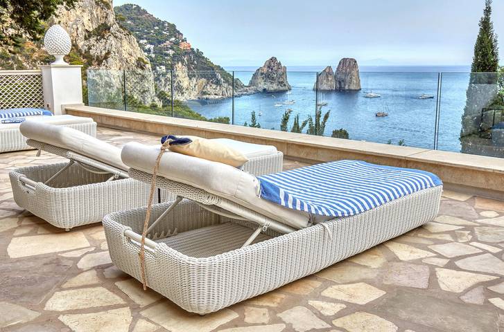 Villa per 6 persone, con Balcone e Idromassaggio nonché Terrazza e Panorama a Capri