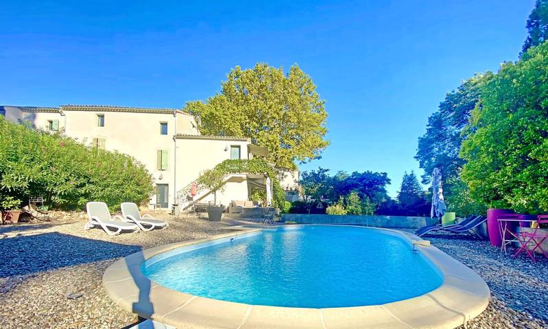 Chambre d’hôte pour 2 personnes, avec piscine et jardin à Cazouls-d'Hérault