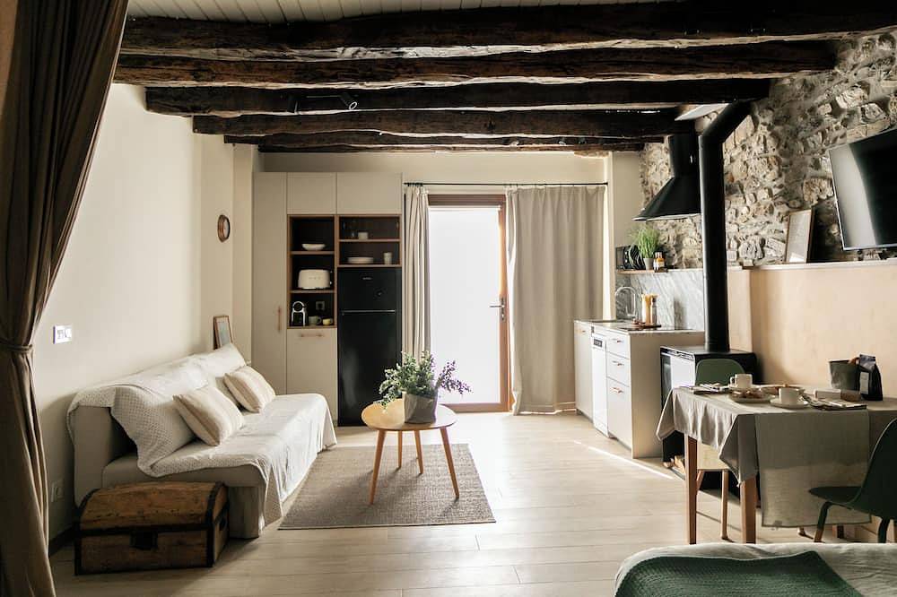 Apartamento entero, Disfruta de nuestro acogedor loft diáfano de 40m². Comodidad y relax. in Aya, Guipúzcoa
