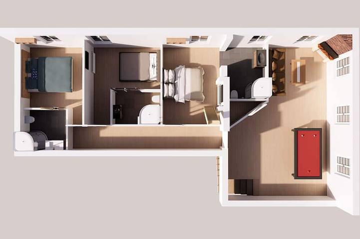 Bed & breakfast voor 9 personen, met tuin - 1