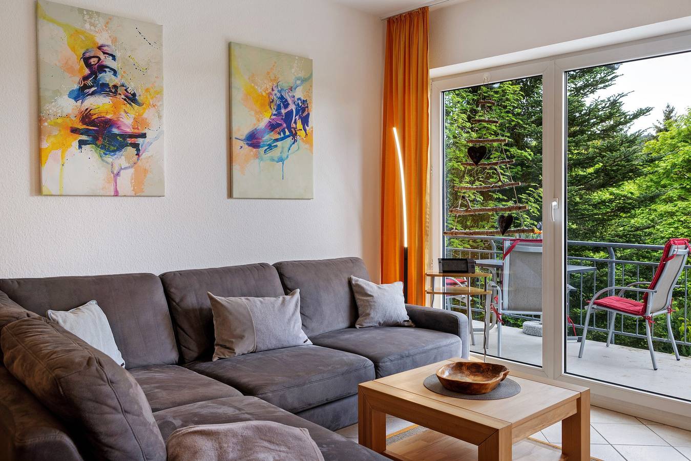 Ganze Wohnung, Ferienwohnung Tannenblick 7-1" mit Gemeinschaftsgarten, Balkon und Wi-Fi in Oberhof, Rennsteig