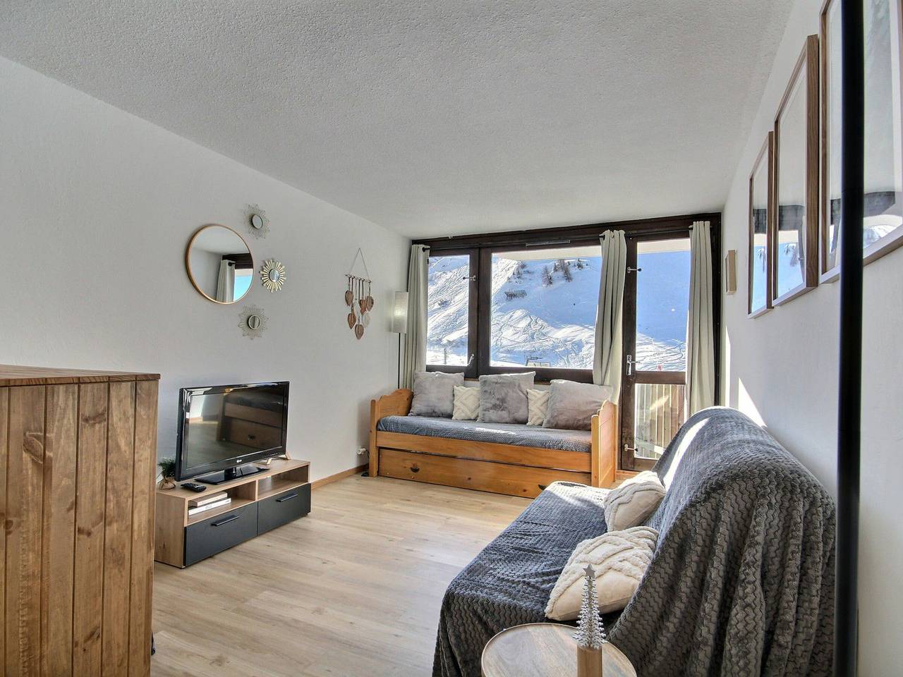 Studio entier, Studio 3 personnes à Aime 2000 avec balcon ensoleillé in Aime 2000, Aime-la-Plagne