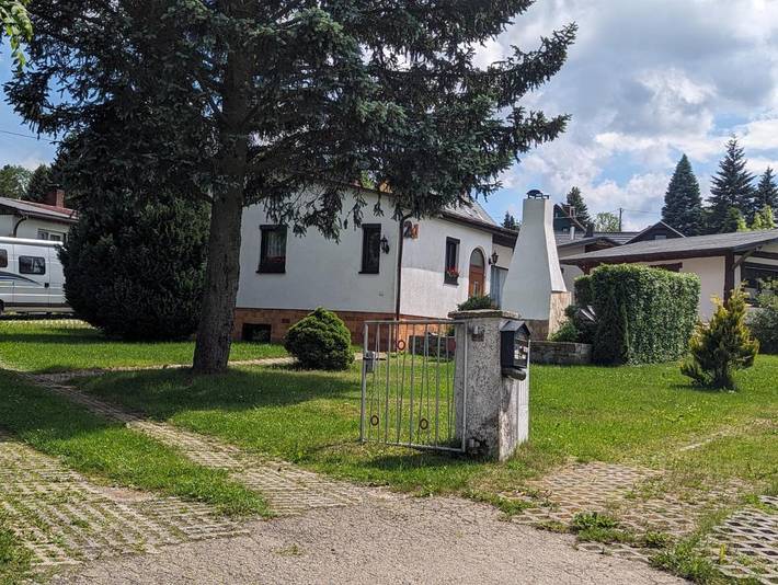 Ferienhaus für 6 Personen, mit Terrasse und Garten sowie Ausblick in Pockau-Lengefeld