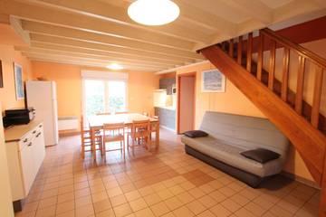 Gîte pour 6 personnes, avec jardin à Omonville-la-Rogue