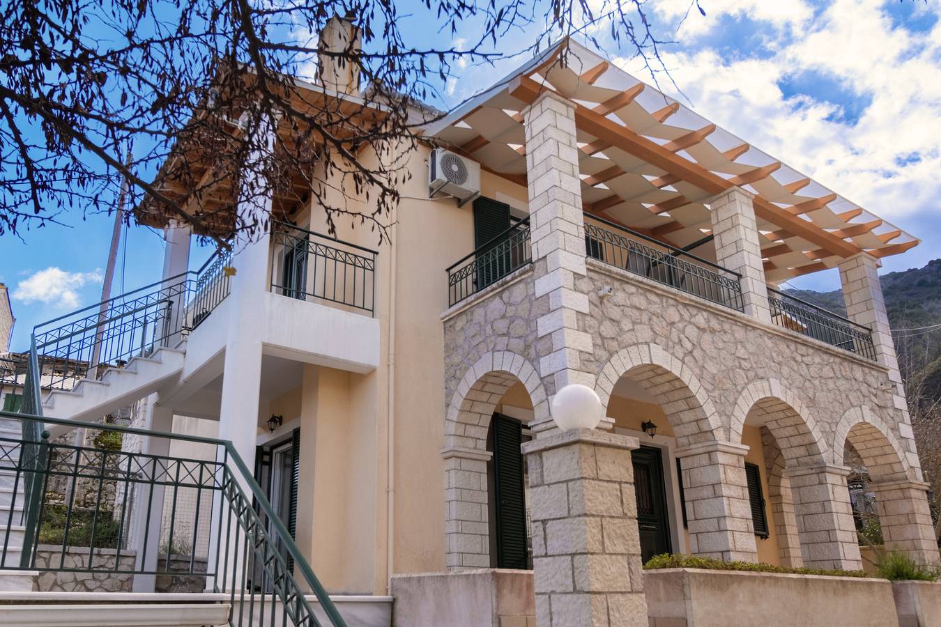 Entire apartment, Apartment "Villa Votistis A1" with Mountain View, Garden & Wi-Fi in Karya, Greece