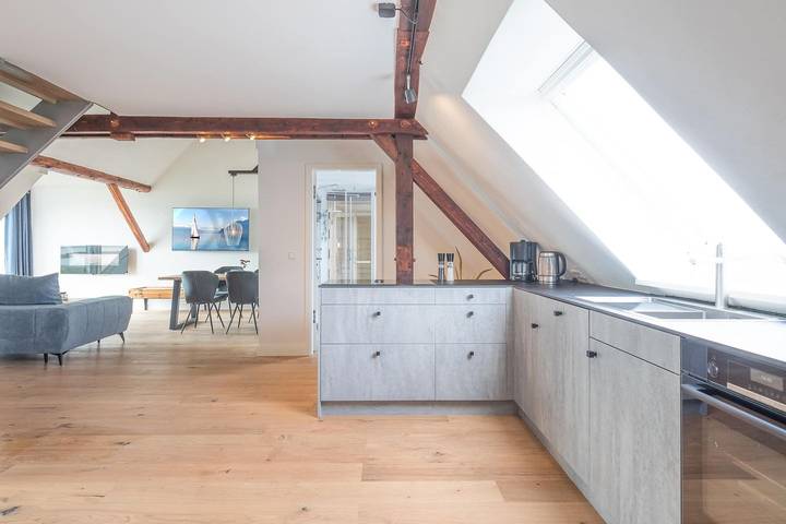 Ferienwohnung für 4 Personen, mit Balkon/Terrasse und Terrasse sowie Sauna und Ausblick in Hattstedtermarsch - 4