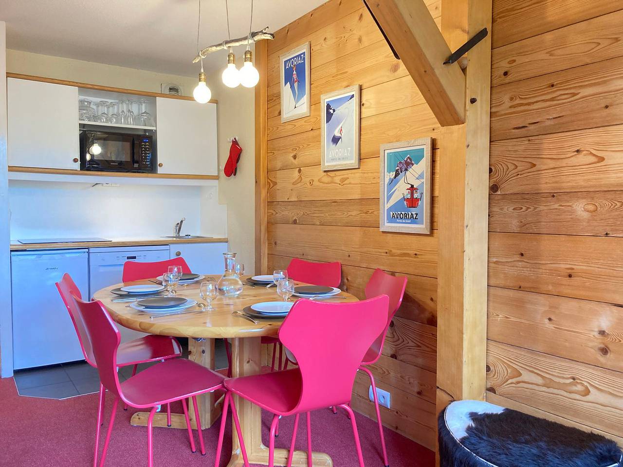 Appartement entier, Duplex 2 pièces cabine avec balcon sud, accepte animaux in Morzine, Les Portes du Soleil