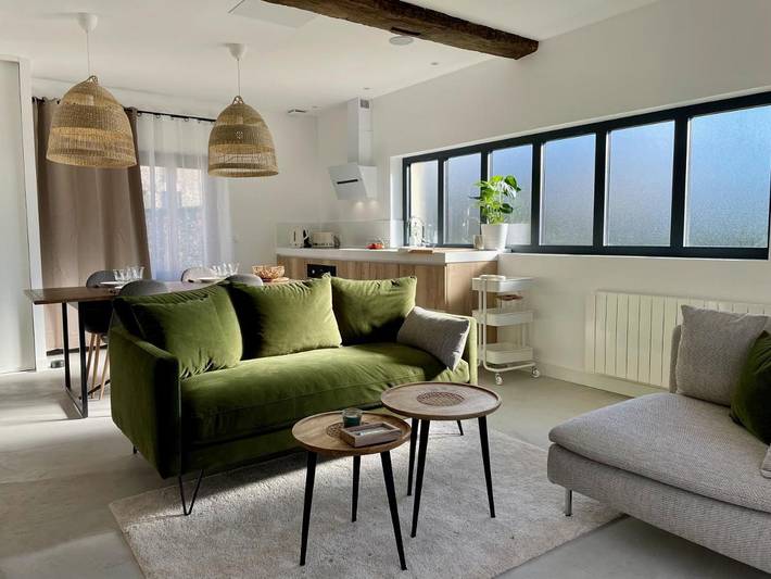 Location de vacances pour 6 personnes, avec terrasse dans Lesches