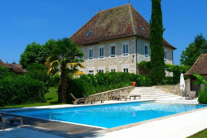 Maison de vacances pour 10 personnes, avec piscine et jardin