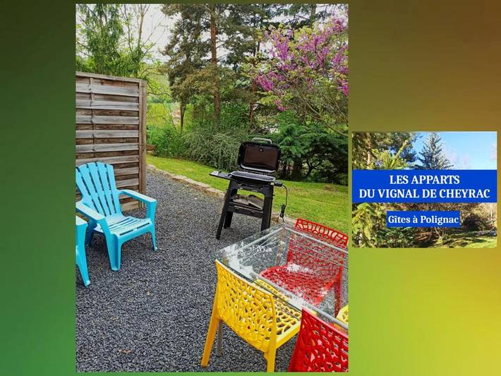 Appartement de vacances pour 5 personnes, avec vue et jardin