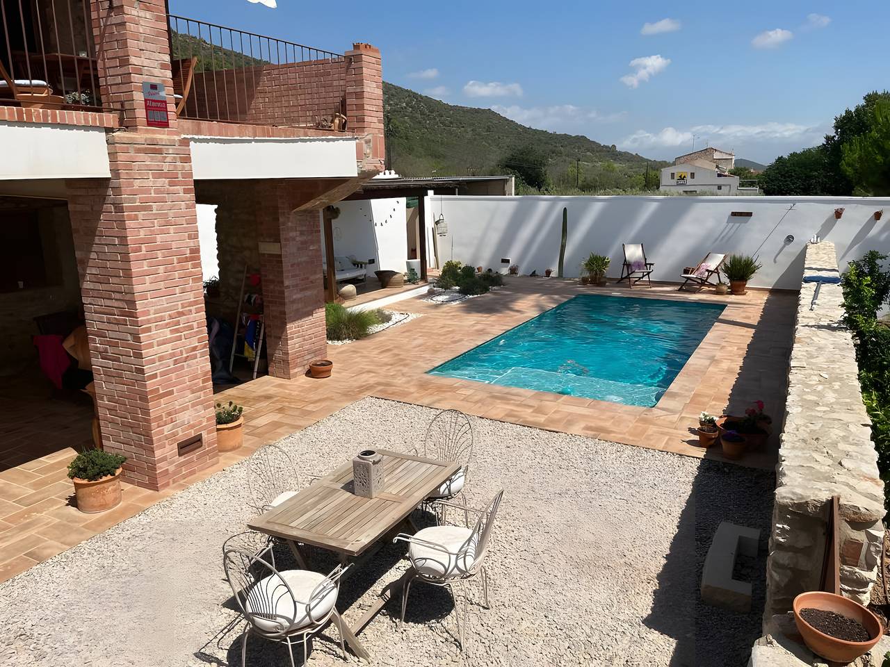 Casa vacacional 'Casa En Vistes Al Montsià' con vistas a la montaña, piscina privada y Wi-Fi in Ulldecona, Costa Dorada
