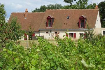 Gîte pour 6 personnes, avec jardin à Vernou-sur-Brenne