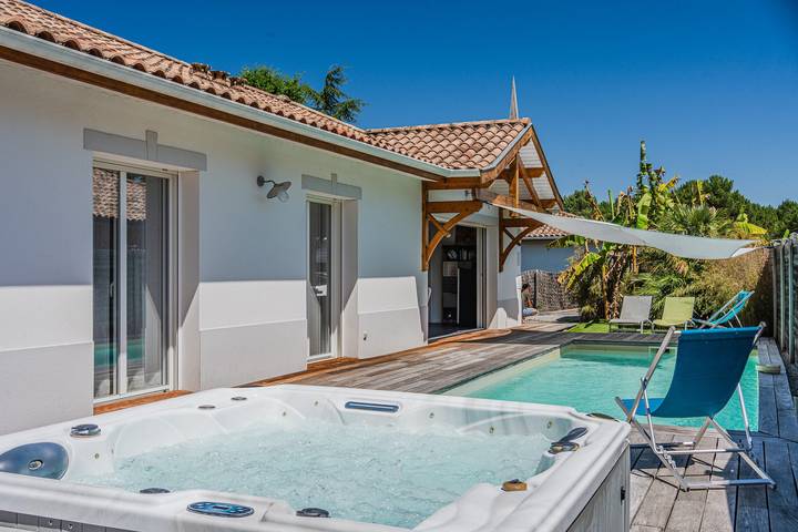 Vakantiehuis voor 8 personen, met whirlpool en tuin in Bassin d'Arcachon