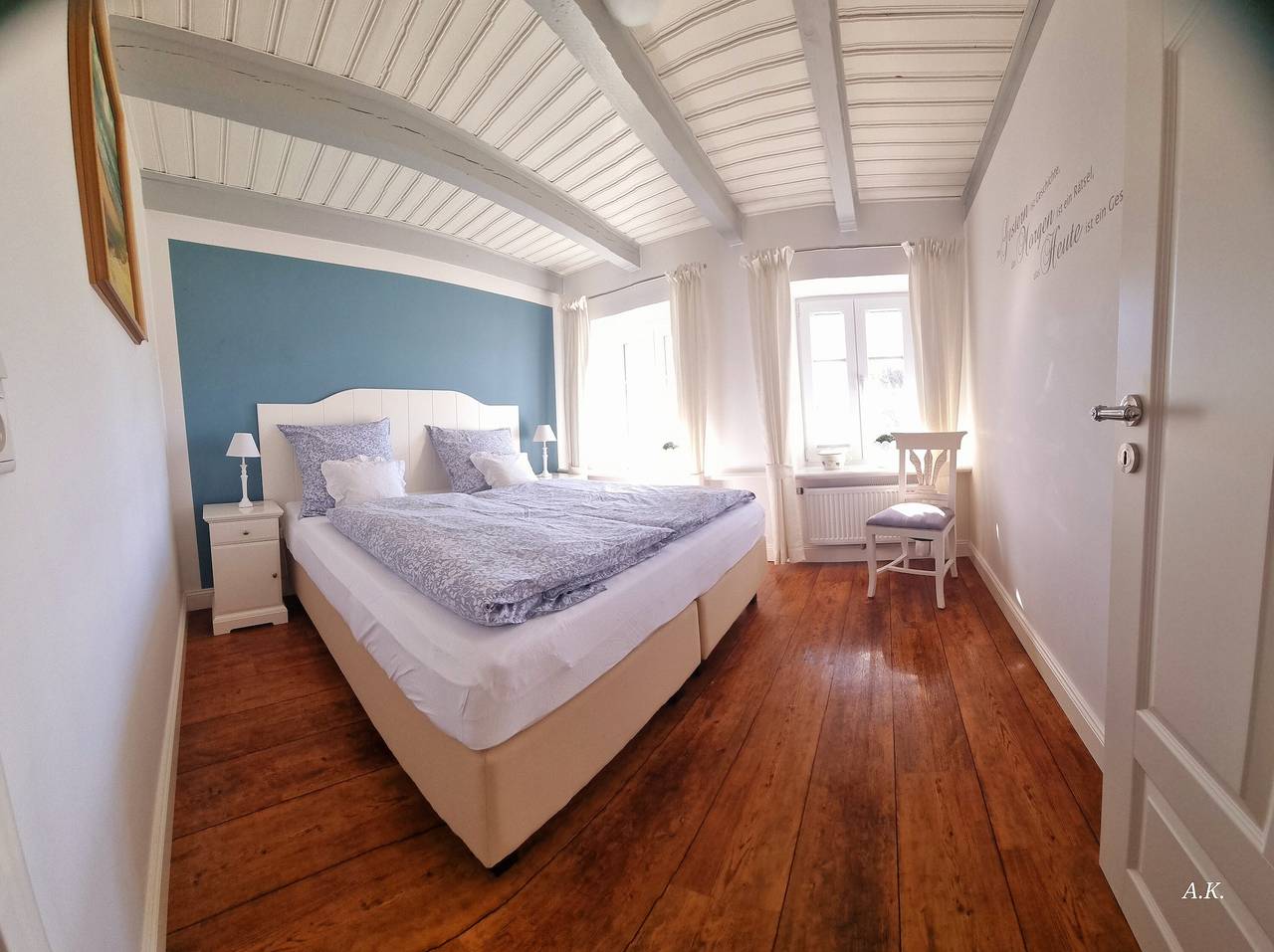 Ganze Wohnung,  'Fewo Luzie' mit privater Terrasse, Gemeinschaftsgarten und Wi-Fi in Emmelsbüll-Horsbüll, Nordsee - Schleswig-Holstein