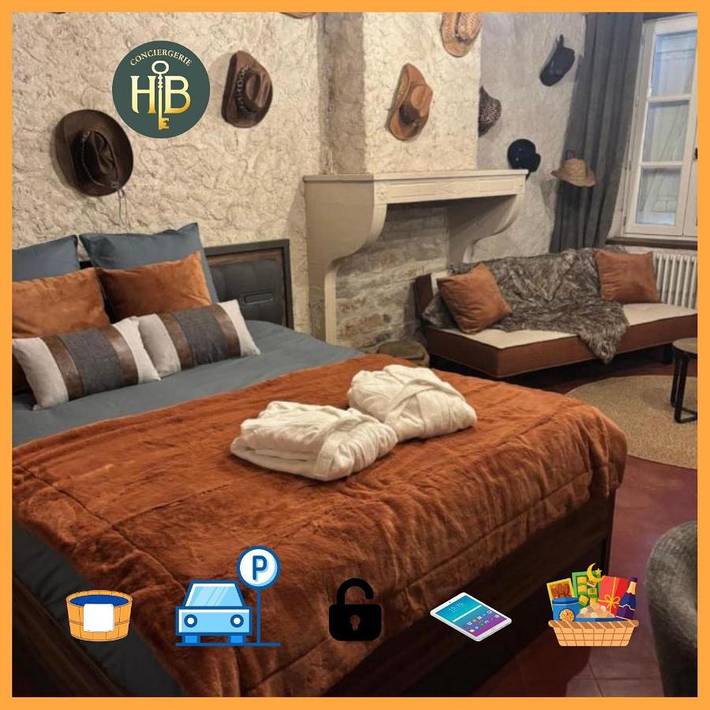 Location de vacances pour 5 personnes, avec Jacuzzi ainsi que Terrasse et Jardin dans Varennes-le-Grand
