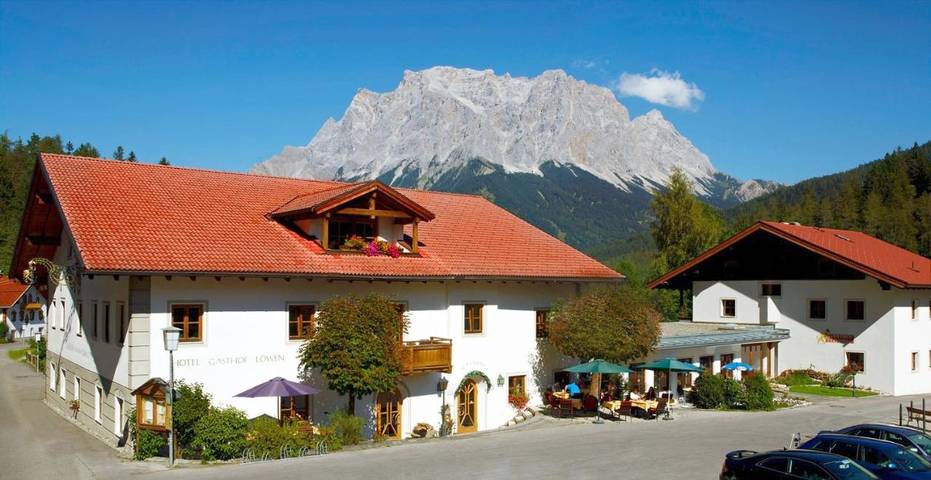 Hotel für 2 Personen, mit Terrasse und Garten sowie Sauna und Ausblick in Biberwier
