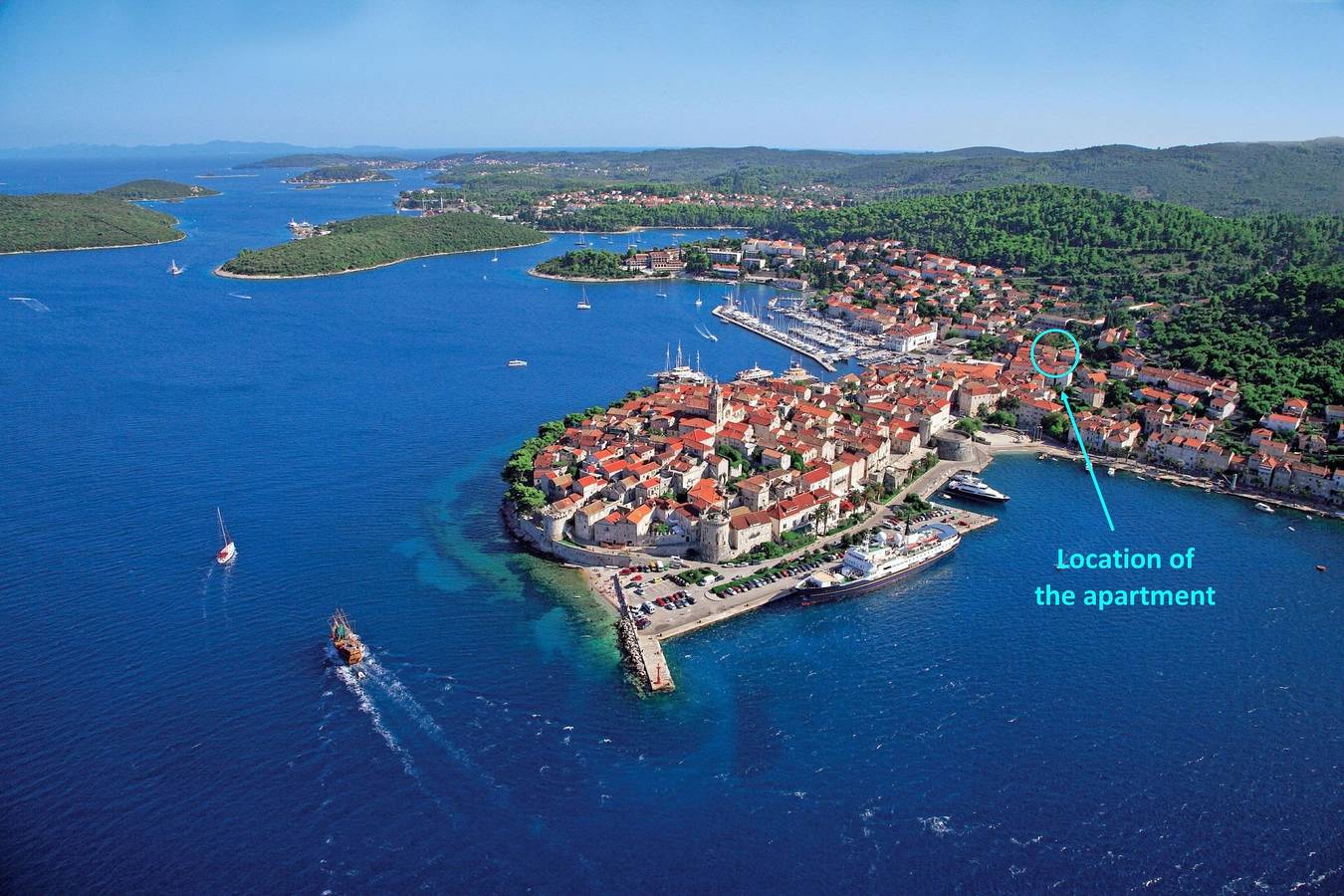Apartament Wakacyjny dla 4 osoby w Miasto Korcula, Korčula